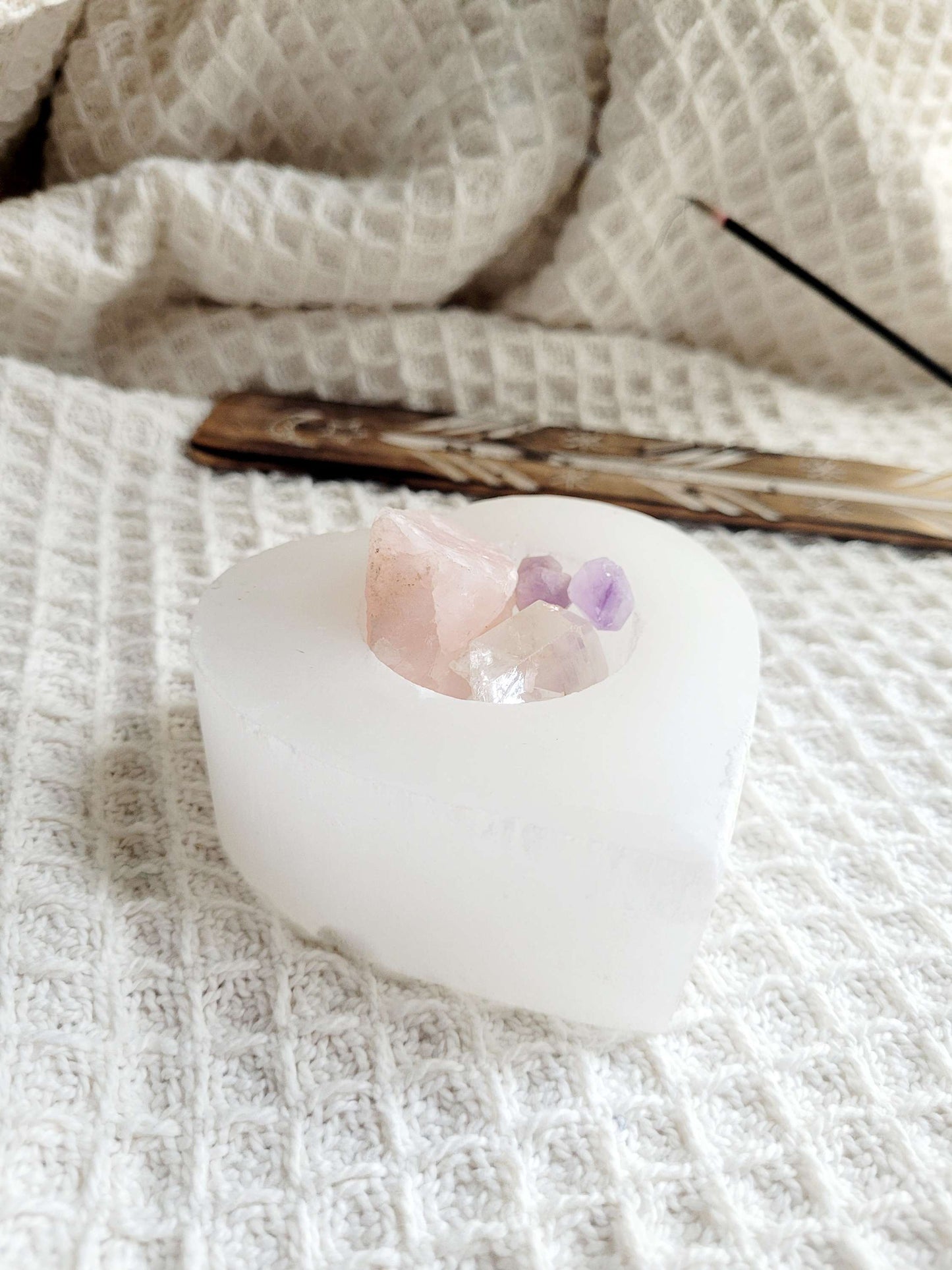 Selenite Tealight holder