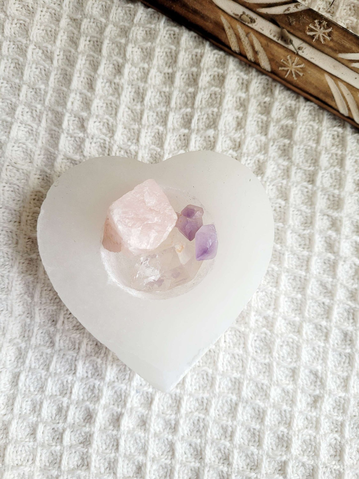 Selenite Tealight holder
