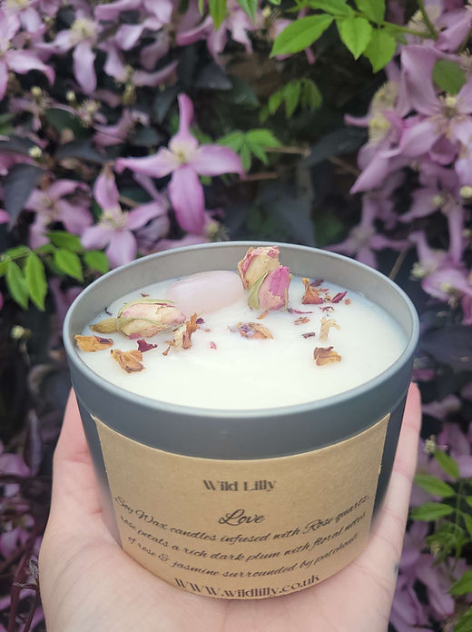 Crystal Intention Candles