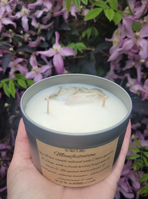 Crystal Intention Candles