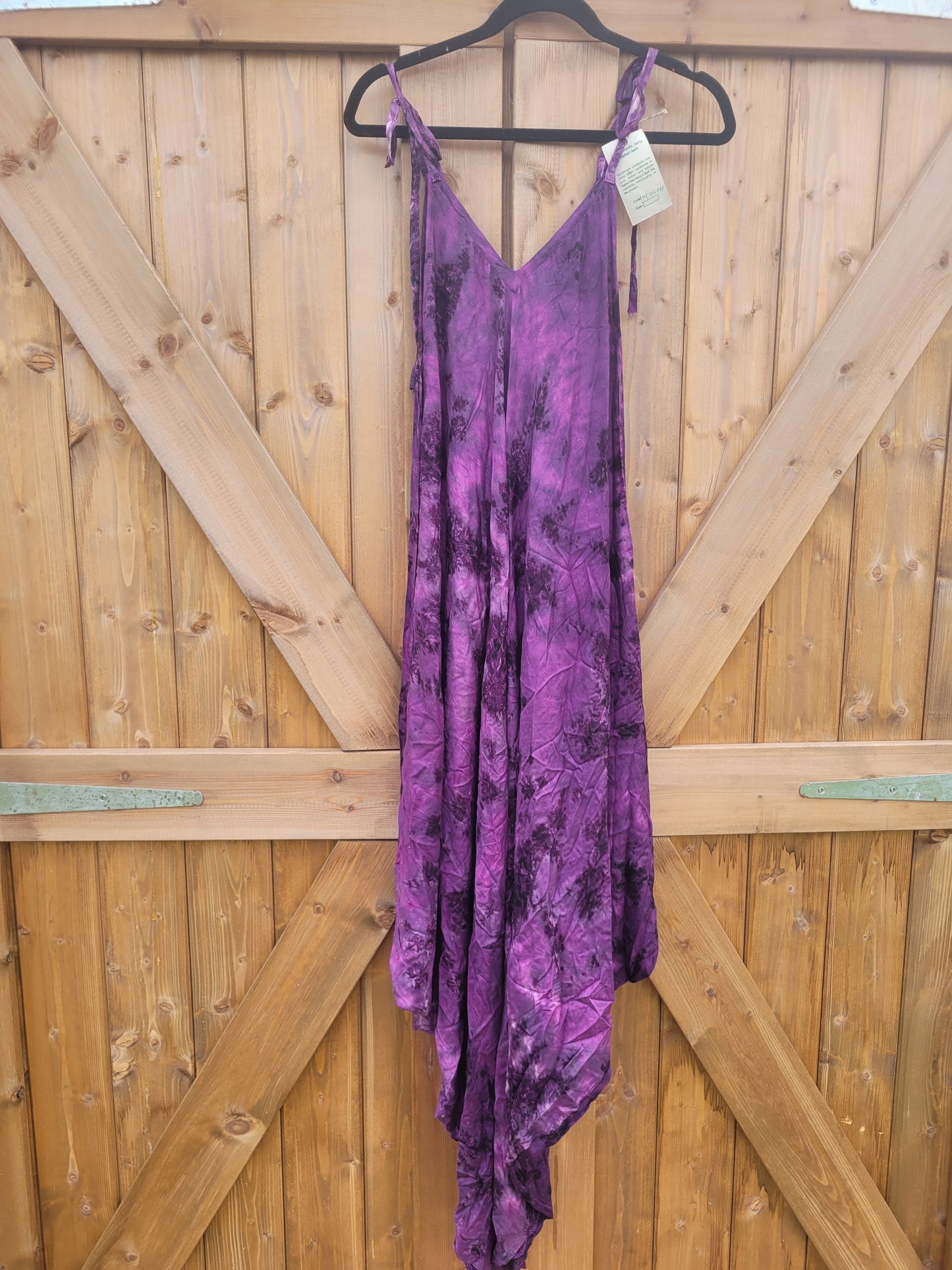 Tonal tie dye jumpsuit