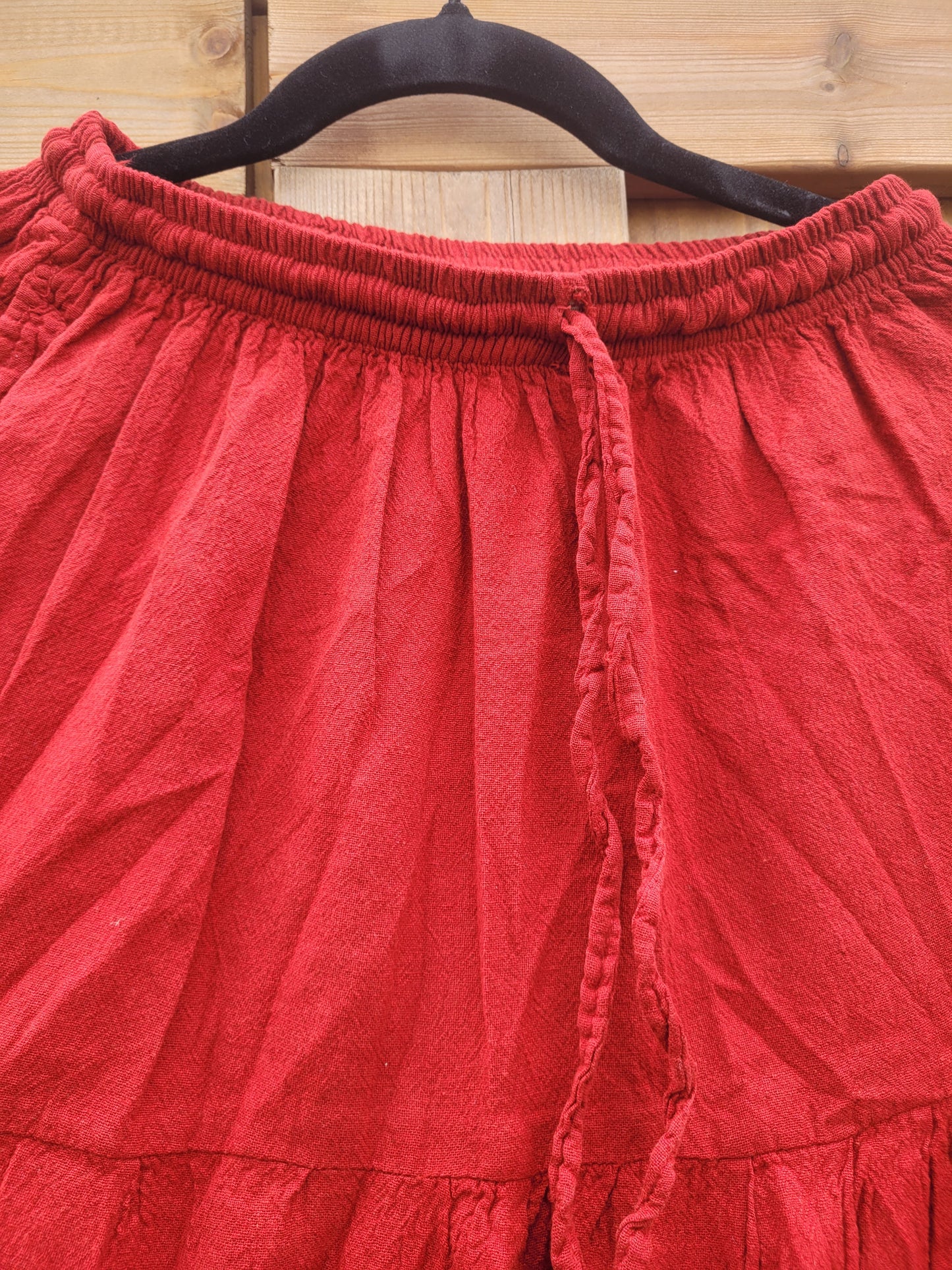 Rust folk skirt