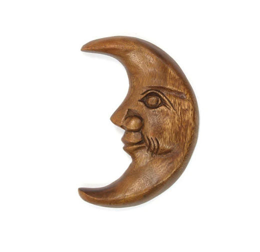 Wooden Moon Carving