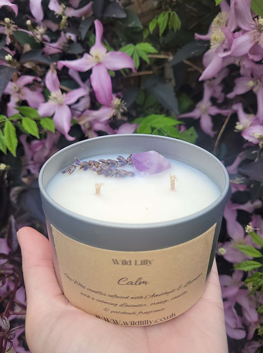 Crystal Intention Candles