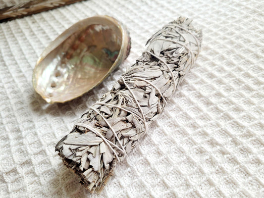 Smudging stick with Abalone shell