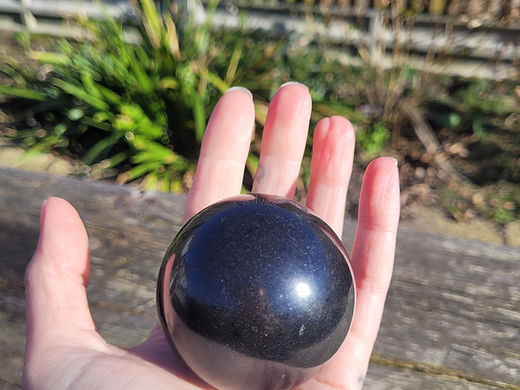 Black Tourmaline Sphere