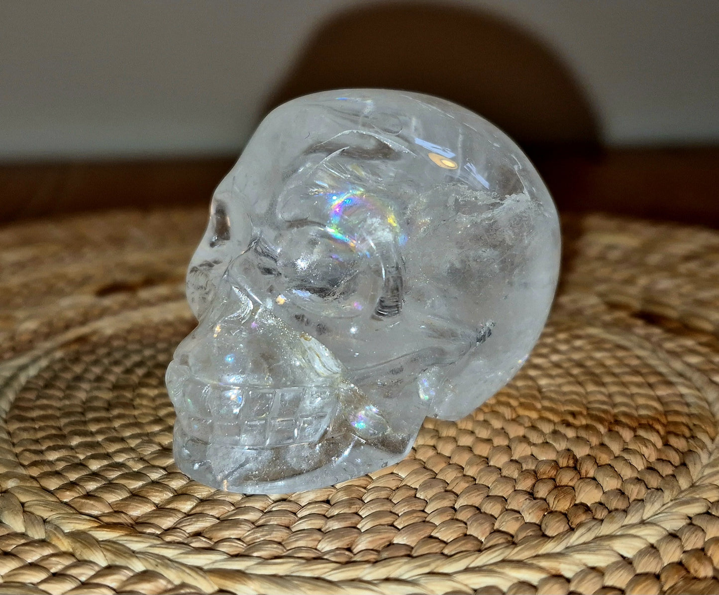 Clear Quartz skull