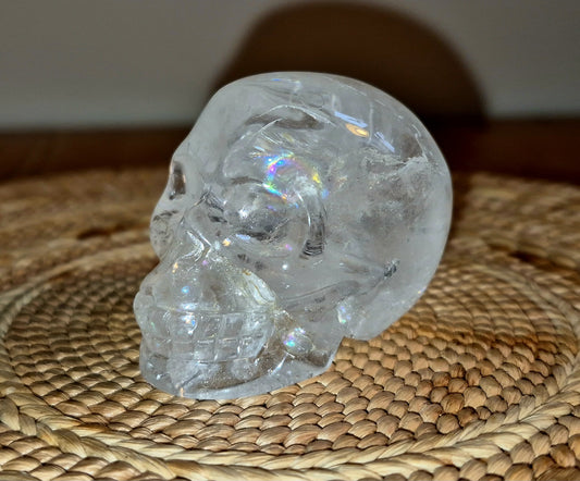 Clear Quartz skull