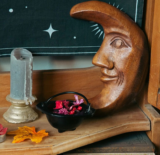 Wooden Moon Carving