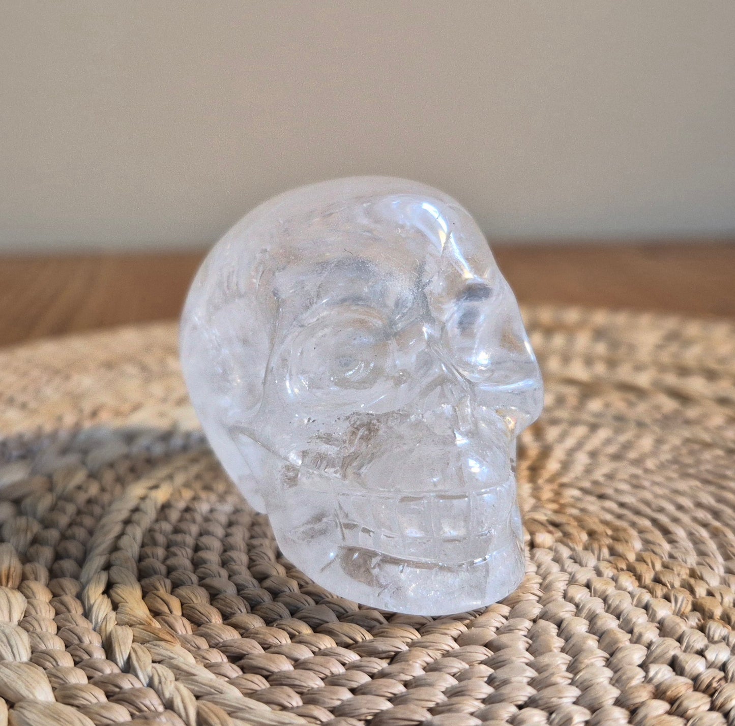 Clear Quartz skull