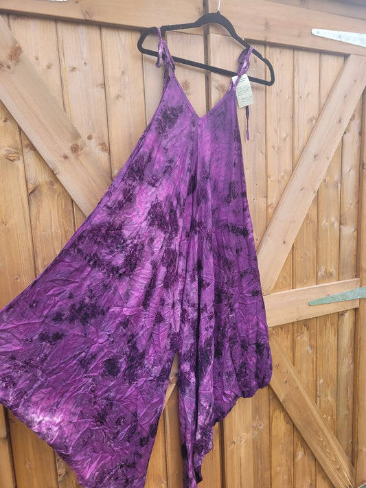 Tonal tie dye jumpsuit